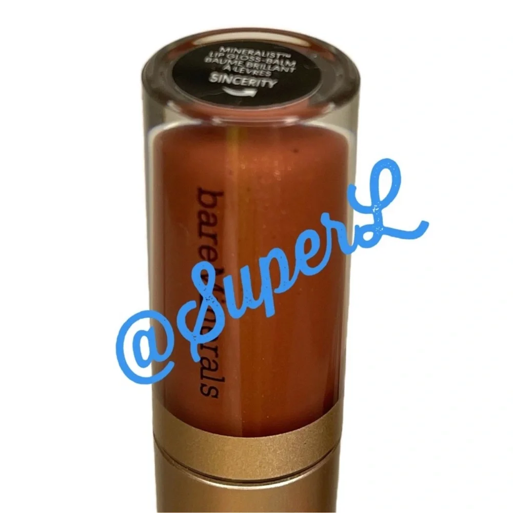 5/$15 NEW bareMinerals Sincerity Lip Gloss Lipgloss Balm Sincerity Rosewood